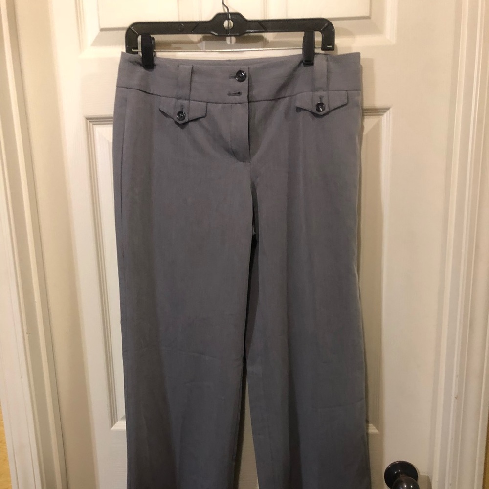 Gray dress pants